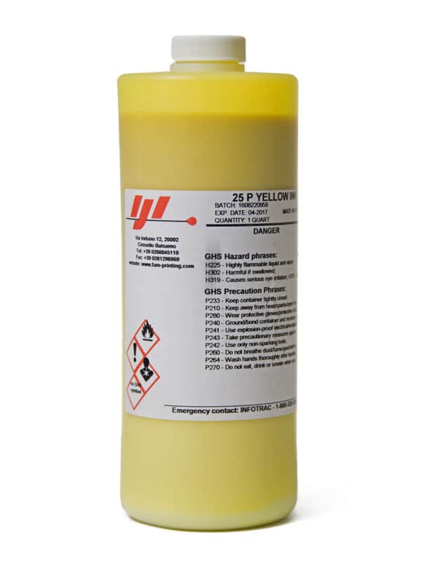 Краска IJI 25p Yellow (Videojet 16-2500)