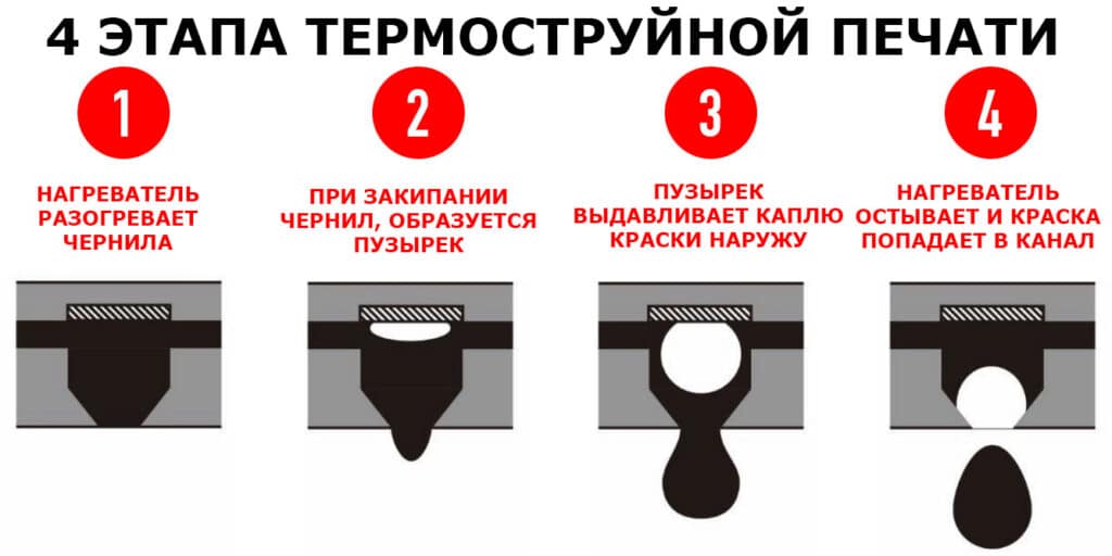 4 этапа термостуйной печати